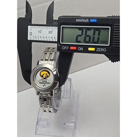 Sun Time Iowa Hawkeyes Stainless Steel Date Quartz Watch New Battery 3ATM Sports main image 10
